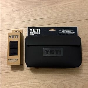 Yeti black sidekick dry 1L + black strap